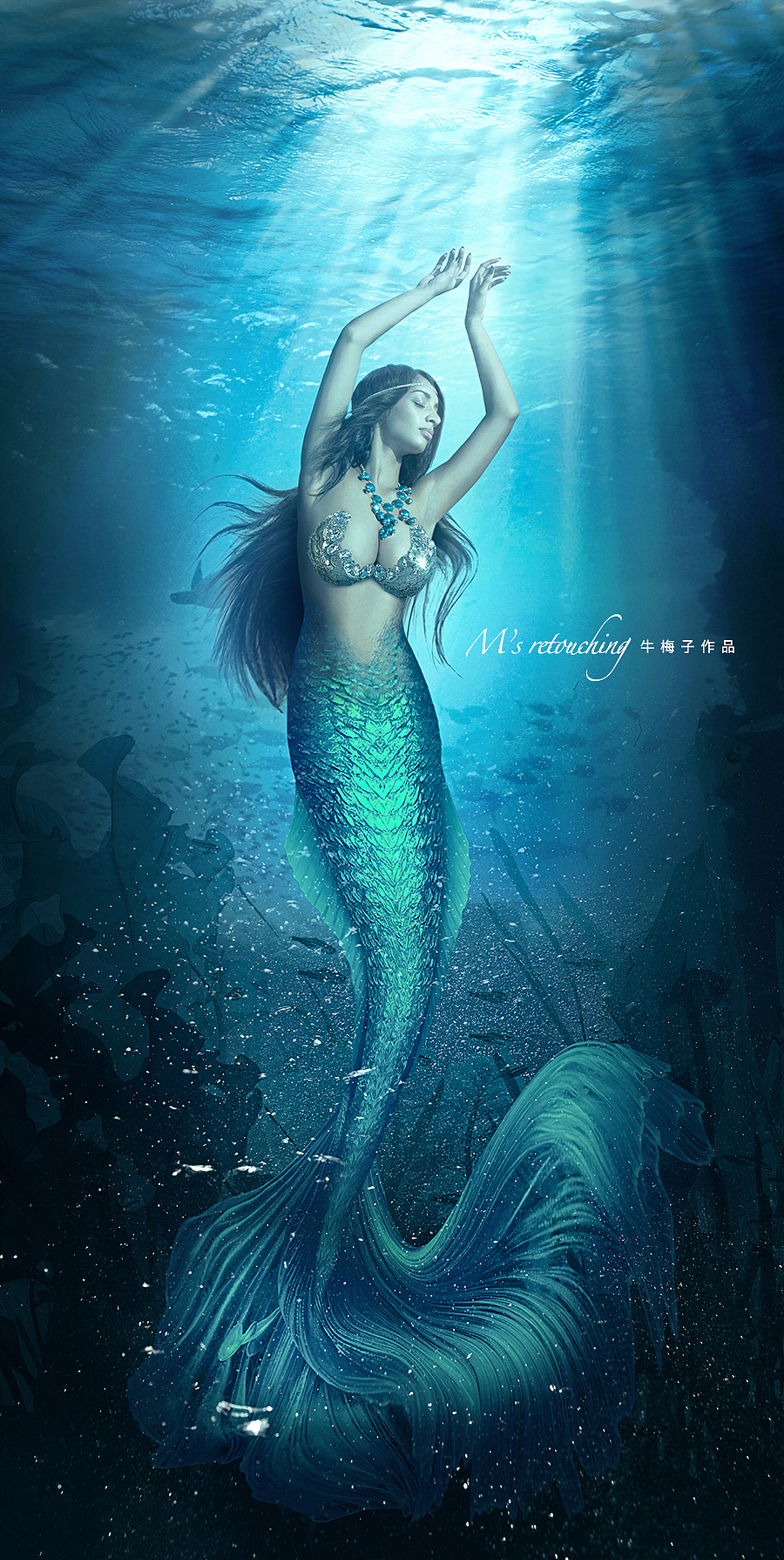 小小美人鱼（图ZODI3MzQ4ODQ=） - 修图/后期 - 站酷设计师牛梅子原创素材 - 站酷ZCOOL