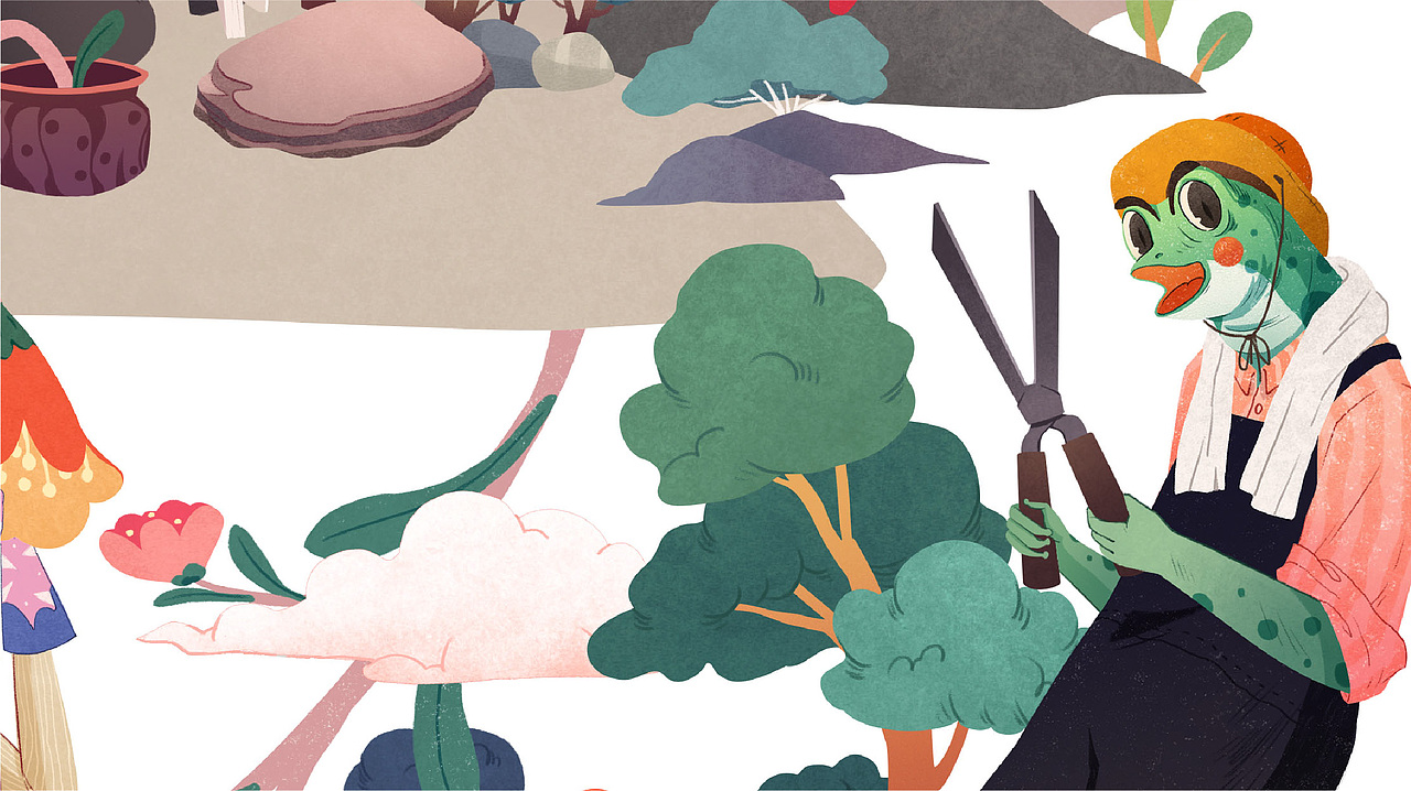 释放种子的力量/禾作/插画/文创/IP形象（图ZMTYwNzgwMzcy） - 商业插画 - 站酷设计师禾作文创原创素材 - 站酷ZCOOL
