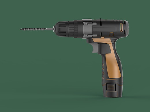 电钻【犀牛 keyshot练习】