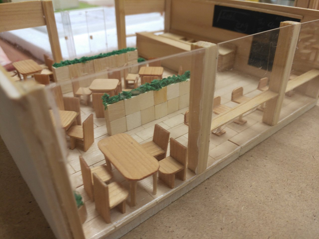 【手工】实木制咖啡厅（图ZMTM1MDIyNjY4） - 其他手工艺 - 站酷设计师笑熬浆糊741原创素材 - 站酷ZCOOL