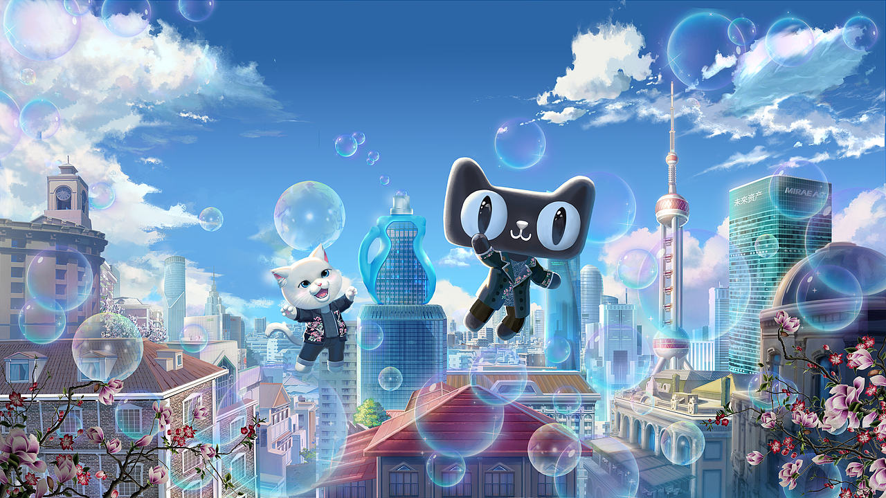 天猫国潮来了 •非遗猫公仔(图ZMTg0MTYzMTU2) - 场景 - 站酷设计师杭州幻绮原创素材 - 站酷ZCOOL