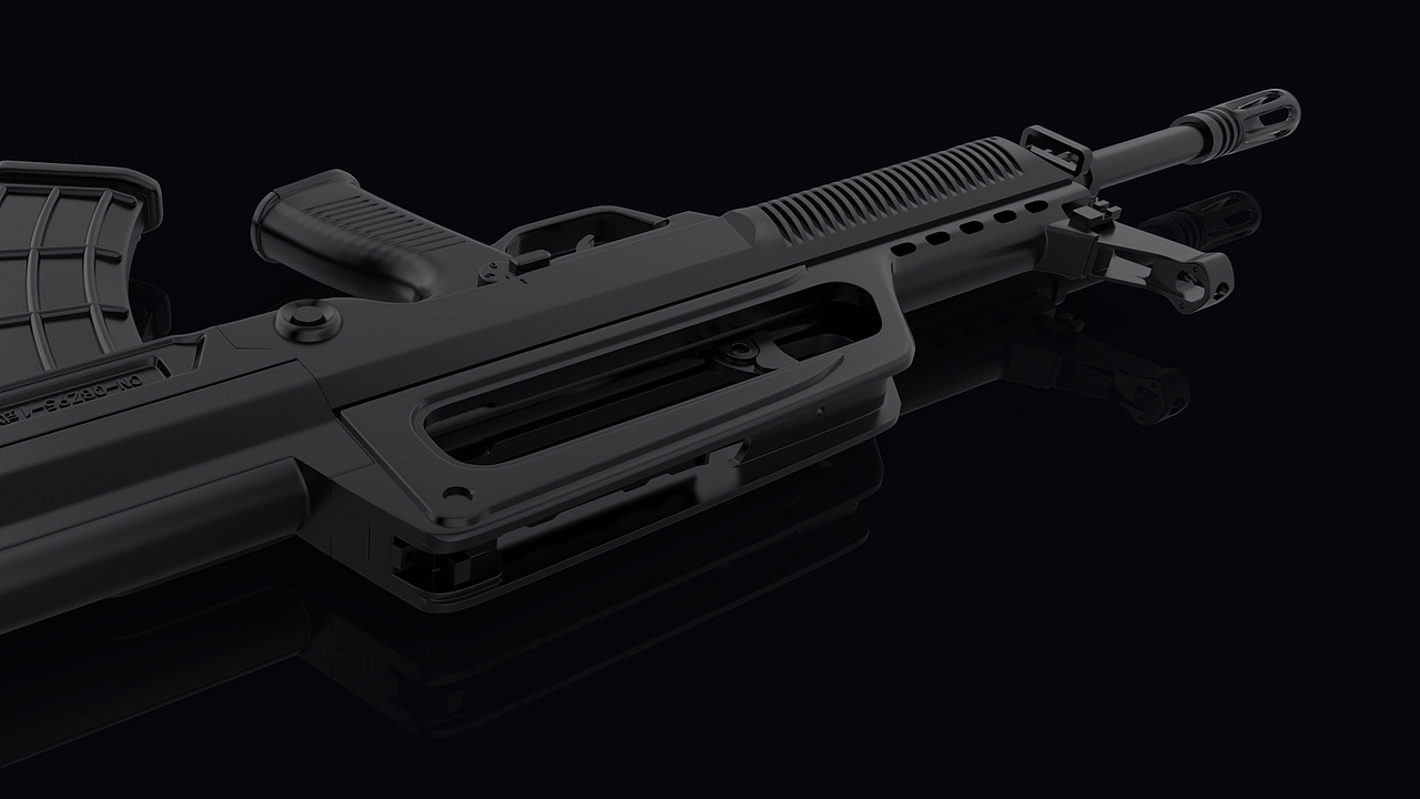 中国95-1突击步枪（图ZNjk4NjM4MjQ=） - 机械/交通 - 站酷设计师德巍原创素材 - 站酷ZCOOL