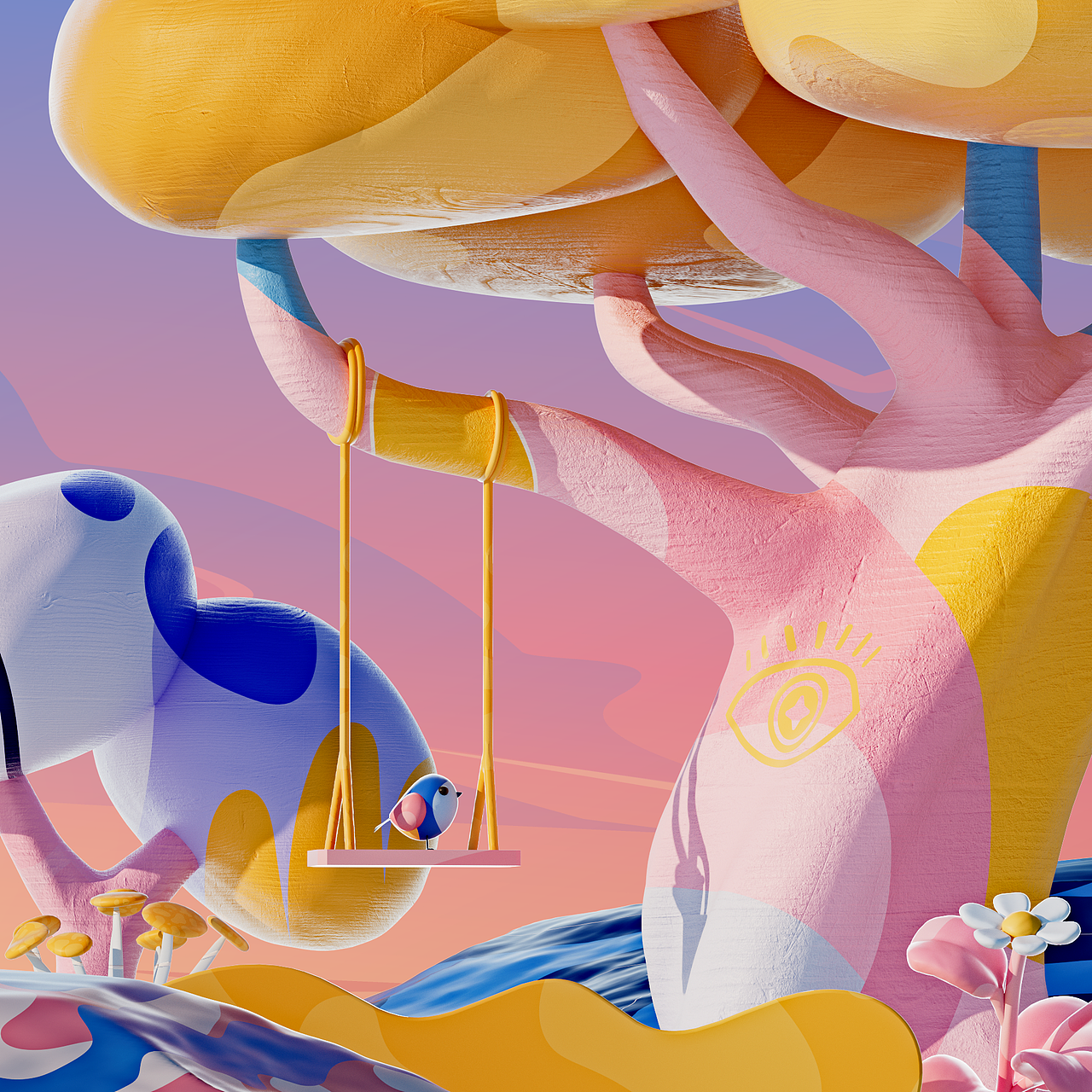Cat's Dream（图ZMjgxMTc0MjUy） - 其他三维 - 站酷设计师LittleArtistSTU原创素材 - 站酷ZCOOL