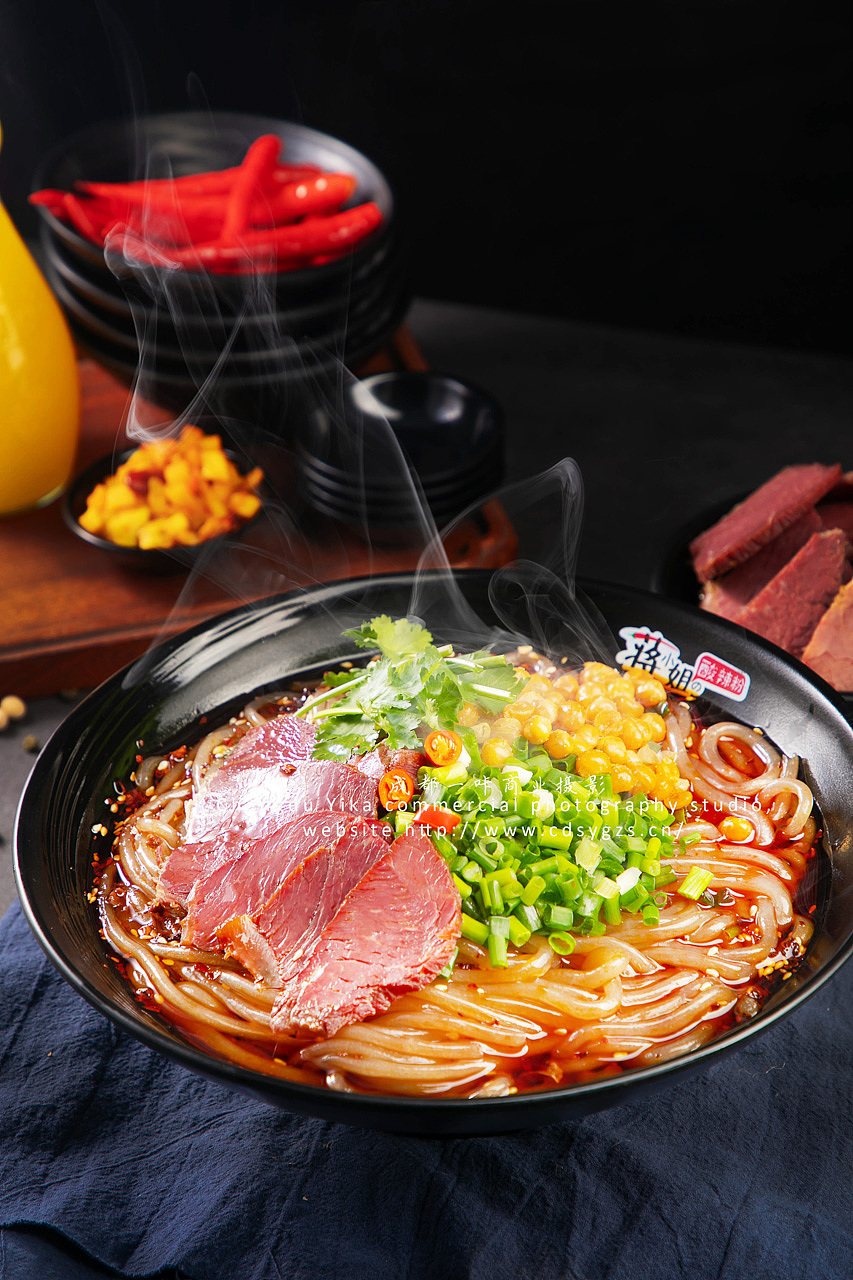 成都广告小吃酸辣粉面小吃|摄影|美食摄影|一咔商业摄影 - 原创作品