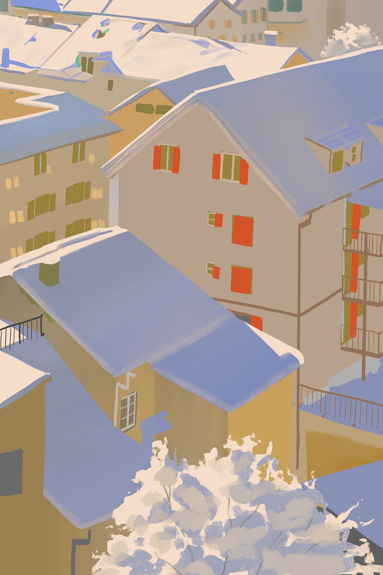 2022年初的色彩练习