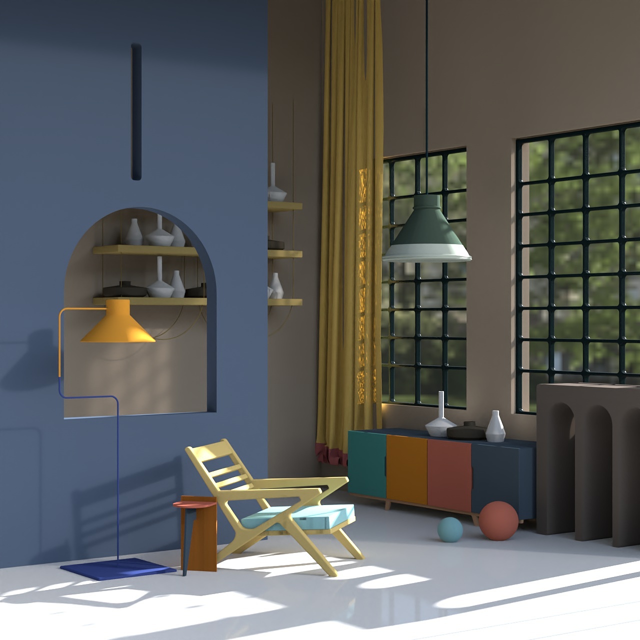 室内场景建模|三维|场景|丶丶小森林_原创作品-站酷zcool