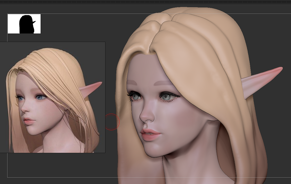 zbrush练习（图ZMjE0MDQ5NjAw） - 人物/生物 - 站酷设计师杏ccccc原创素材 - 站酷ZCOOL