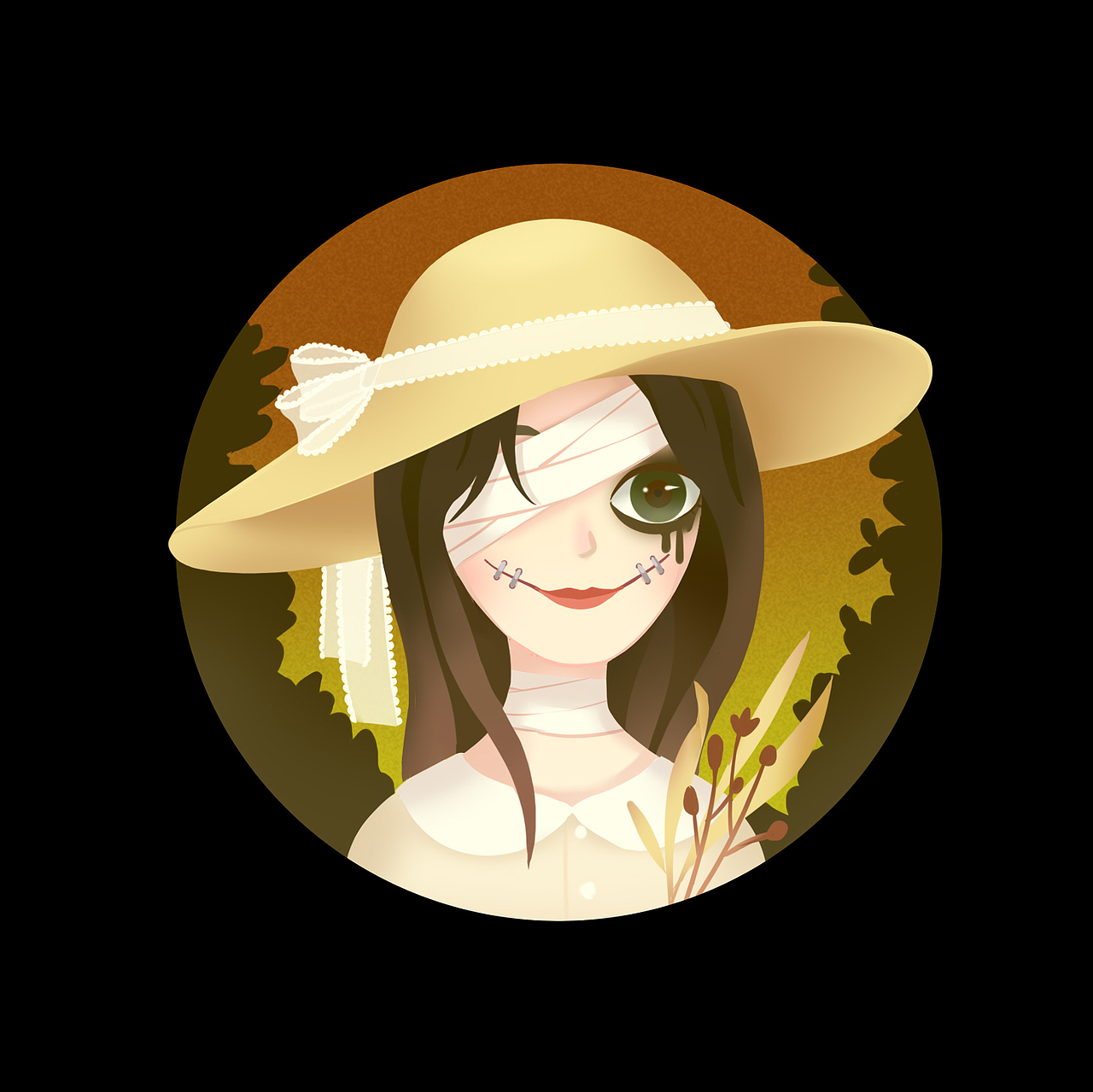 万圣节系列头像（图ZMTgzMDQzMjgw） - 新锐潮流插画 - 站酷设计师狂同学原创素材 - 站酷ZCOOL