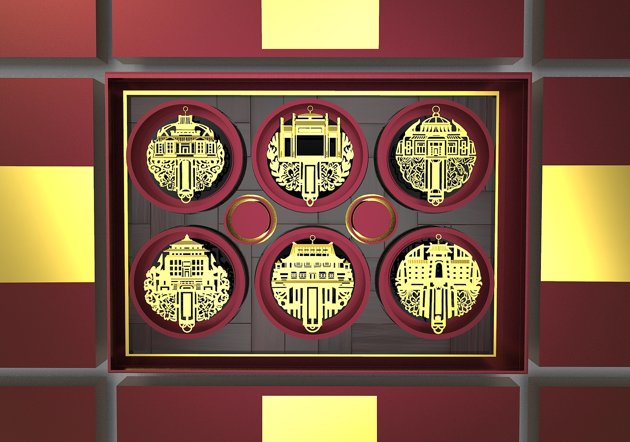 武汉大学,纯金收藏品,文创设计