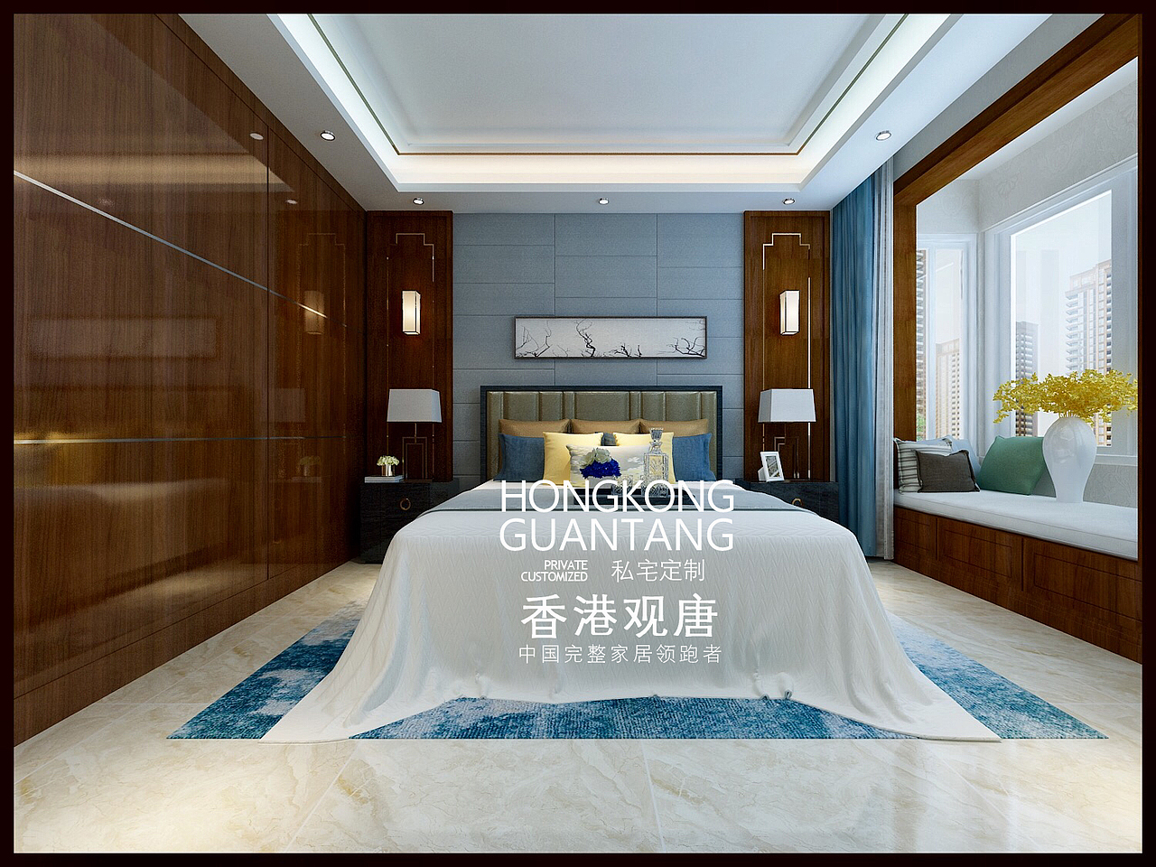 滕州装饰公司人和天地190平新中式风装修效果图户型图（图ZMTE1MDIxNzU2） - 家装设计 - 站酷设计师滕州设计师原创素材 - 站酷ZCOOL