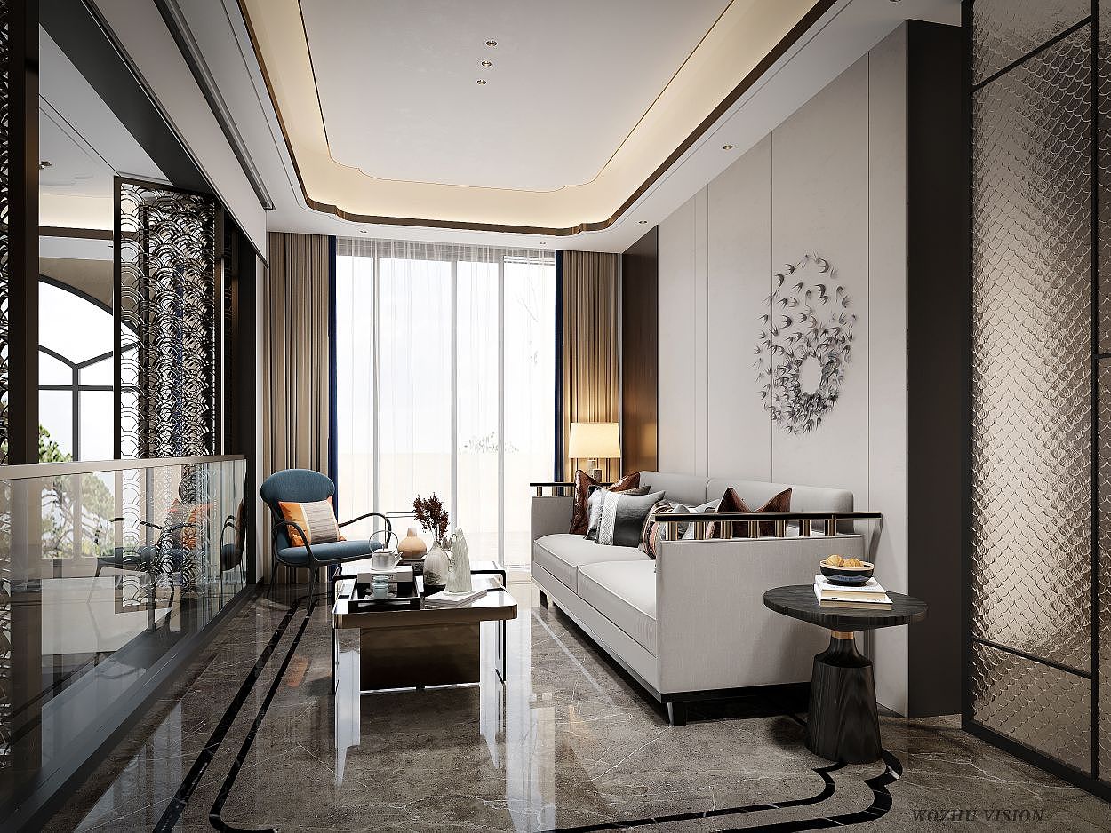 新中式别墅-效果表现