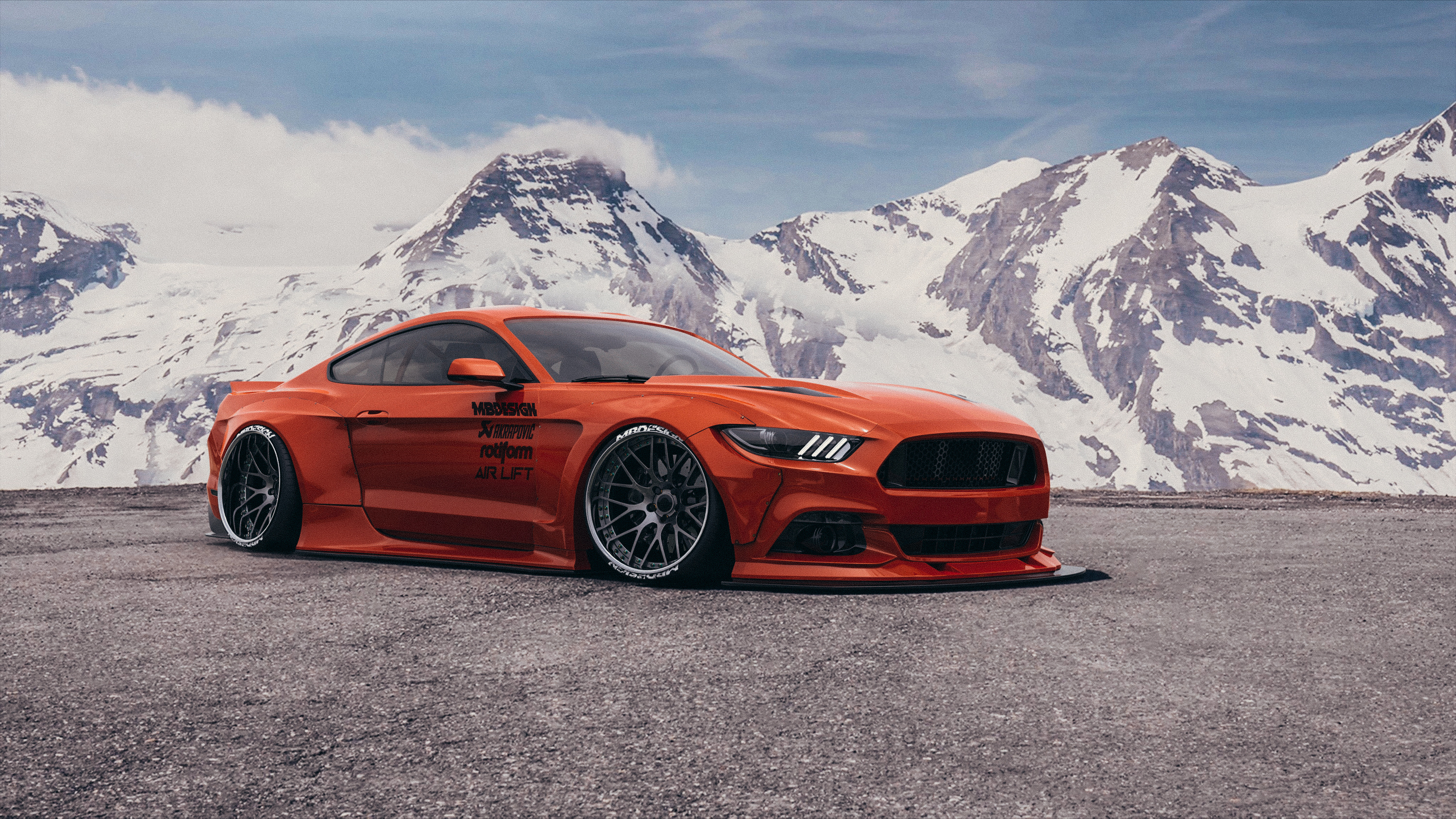 mbyte 福特野马 宽体套件 从设计到实车