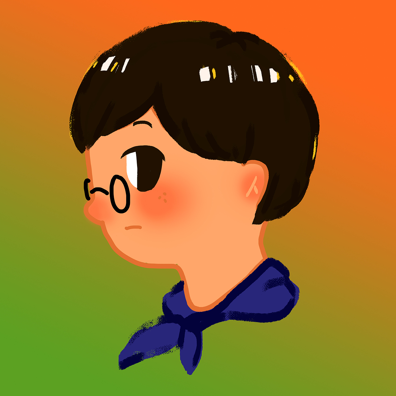 渐变男孩女孩小头像儿（图ZMTI2NDA5ODk2） - 创作习作 - 站酷设计师AMO1993原创素材 - 站酷ZCOOL