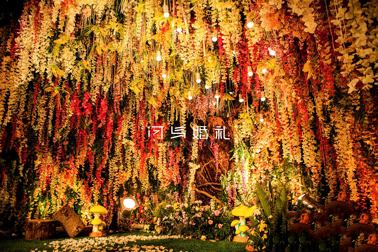 河马婚礼｜复古森系花园婚礼（绿色＋金色＋白色）（图ZMTM3NDcwMjky） - 人文/纪实摄影 - 站酷设计师河马婚礼原创素材 - 站酷ZCOOL