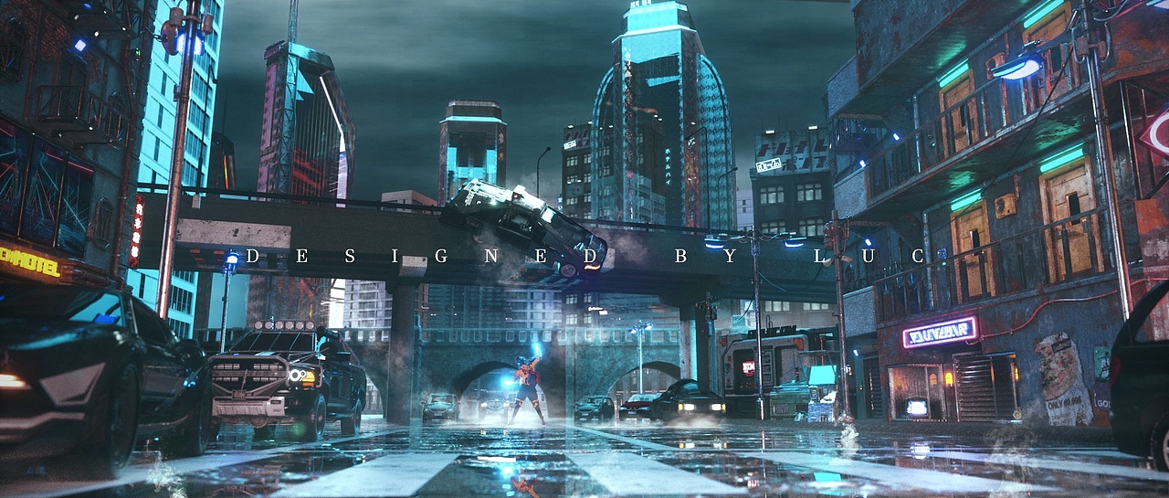 inherit(赛博朋克场景第一弹)