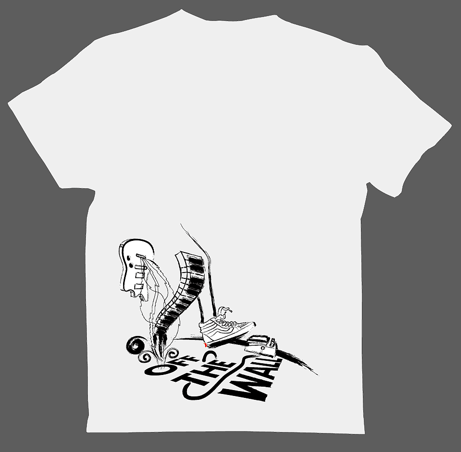 有关VansT恤的涂涂画画（图ZMTEyNTk3ODMy） - 艺术插画 - 站酷设计师哑D原创素材 - 站酷ZCOOL