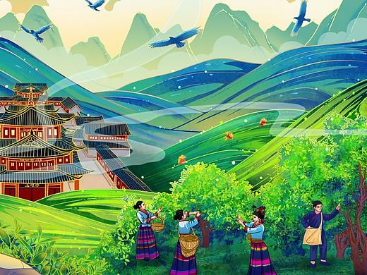 包裝插圖若干（個人主頁-ZNTMzMjI1Njg=） - 商業(yè)插畫 - 站酷設計師秀手江湖原創(chuàng)素材 - 站酷ZCOOL