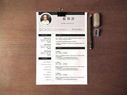 简约商务风格简历设计