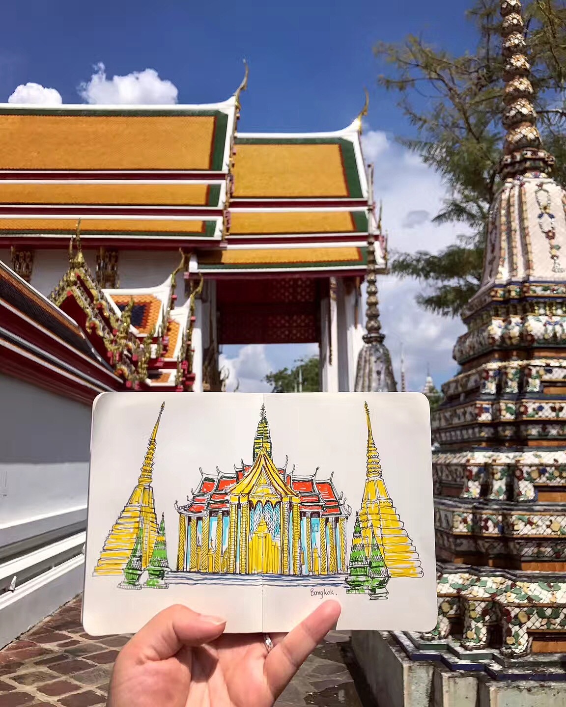 边走边画——泰国