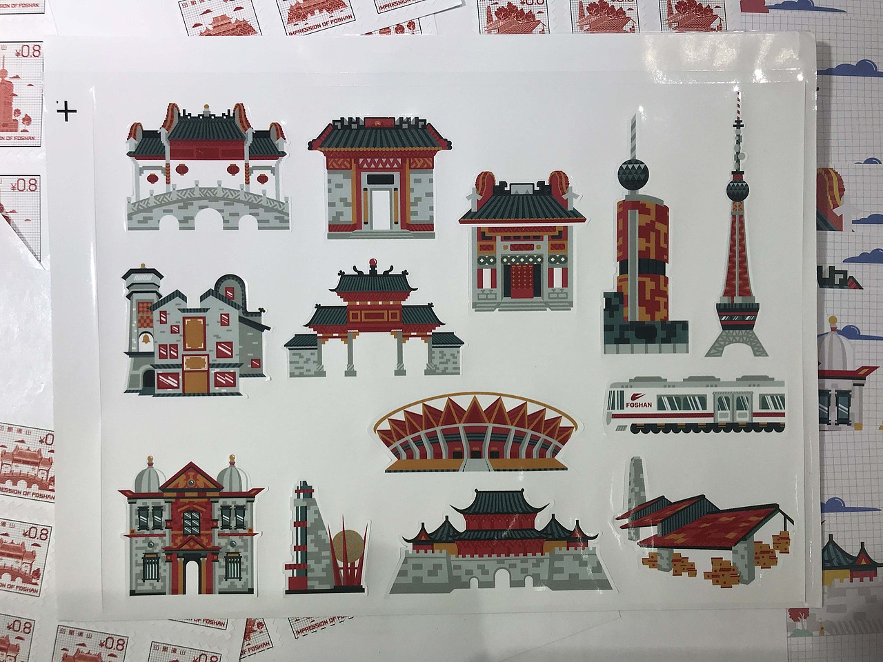印象佛山——城市形象插画图形设计（图ZMTIxODk4MTgw） - 艺术插画 - 站酷设计师TIHOSIU原创素材 - 站酷ZCOOL