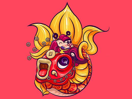 2019年，猪年【诸事大吉】【年年有余】【福气冲天】
