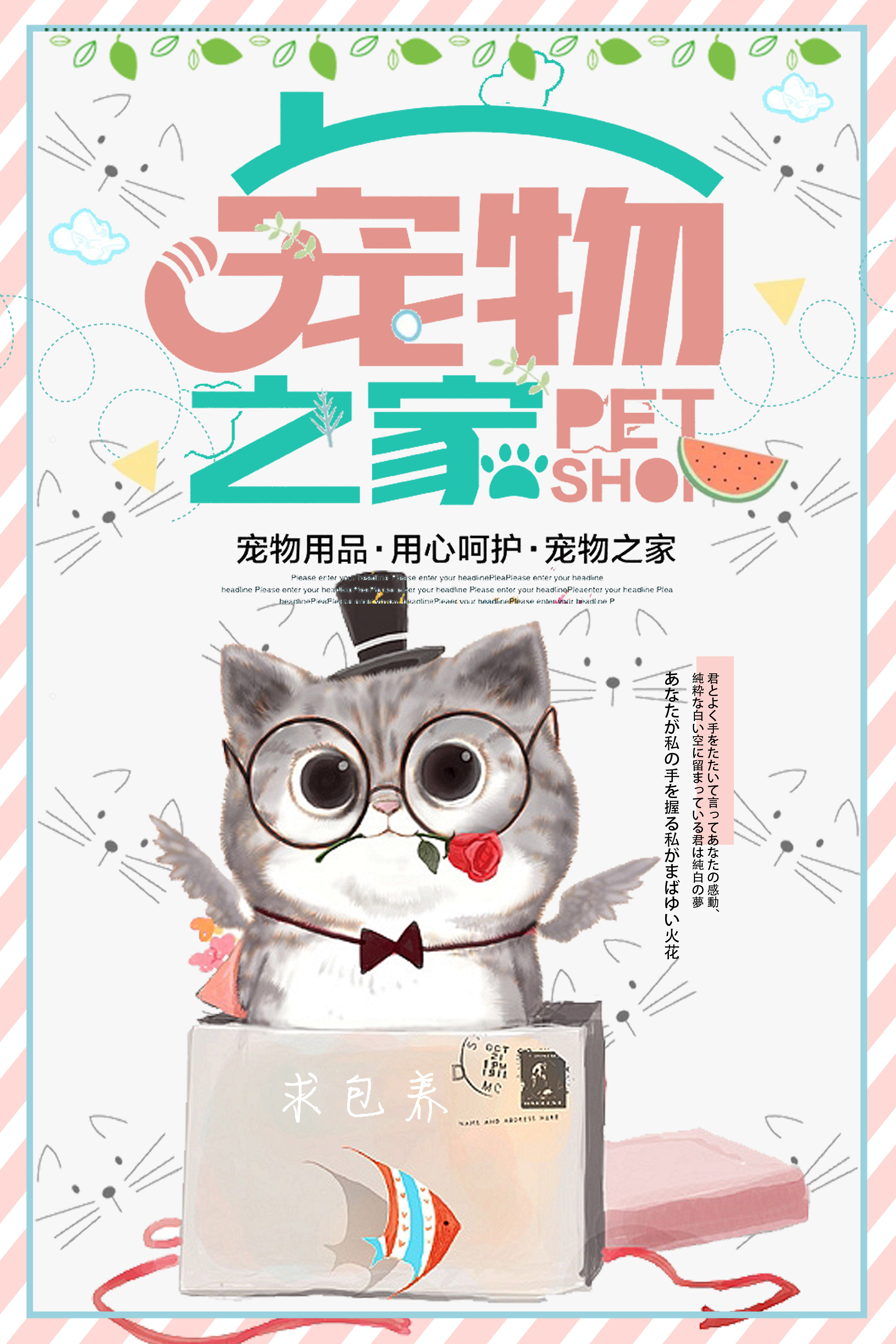 宠物之家|平面|海报|摩丝猫 - 原创作品 - 站酷 (zcool)