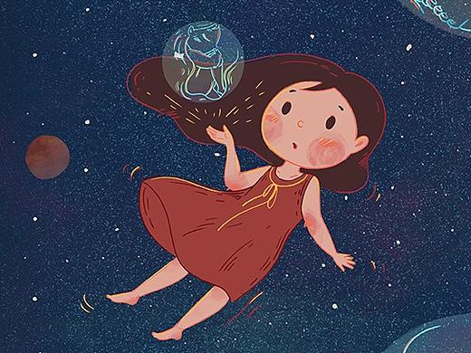 周绘。遨游外太空