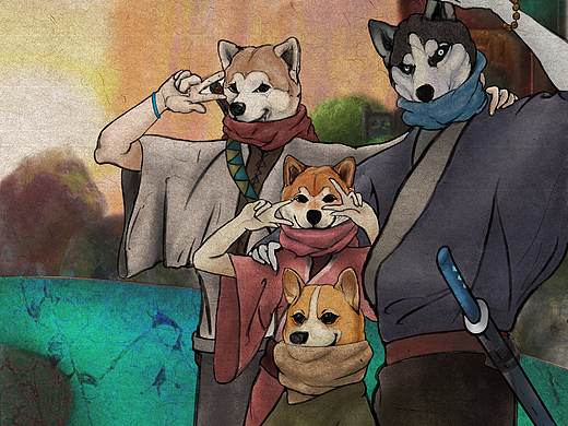 四氏（个人主页-ZNDY4NzA4OTI=） - 商业插画 - 站酷设计师Hachier原创素材 - 站酷ZCOOL