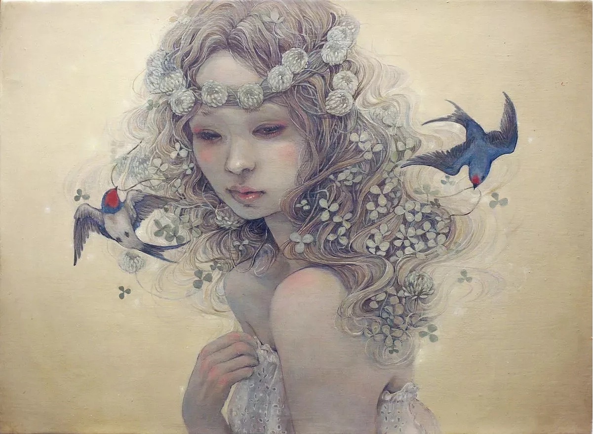 日本画家平野美保的插画（图ZNTczMzU0MDQ=） - 艺术插画 - 站酷设计师Mr周先生原创素材 - 站酷ZCOOL