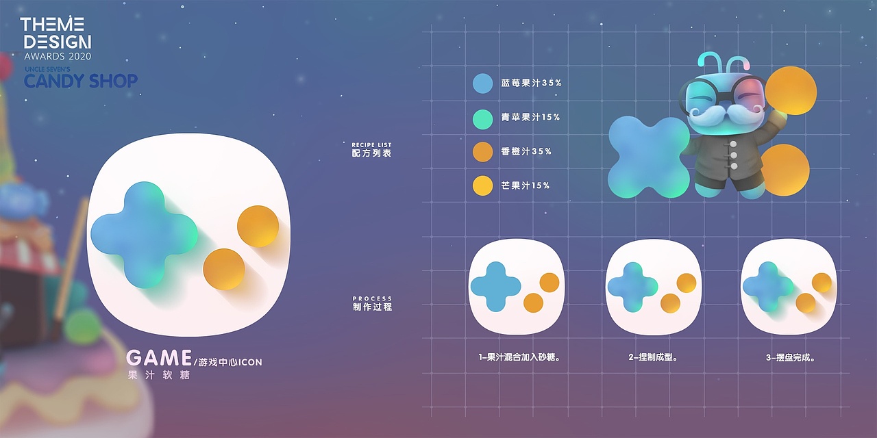 七叔叔的糖果铺（图ZMjEzMjQ3MzQw） - 主题/皮肤 - 站酷设计师7years原创素材 - 站酷ZCOOL