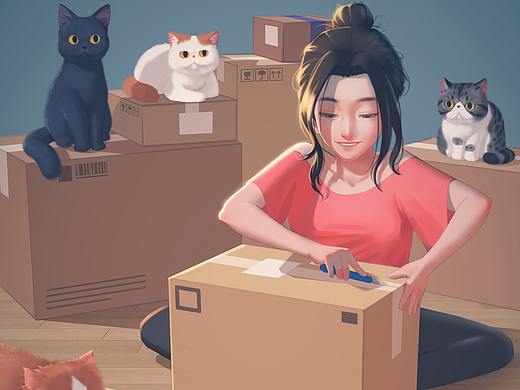 猫咪也喜欢双十一