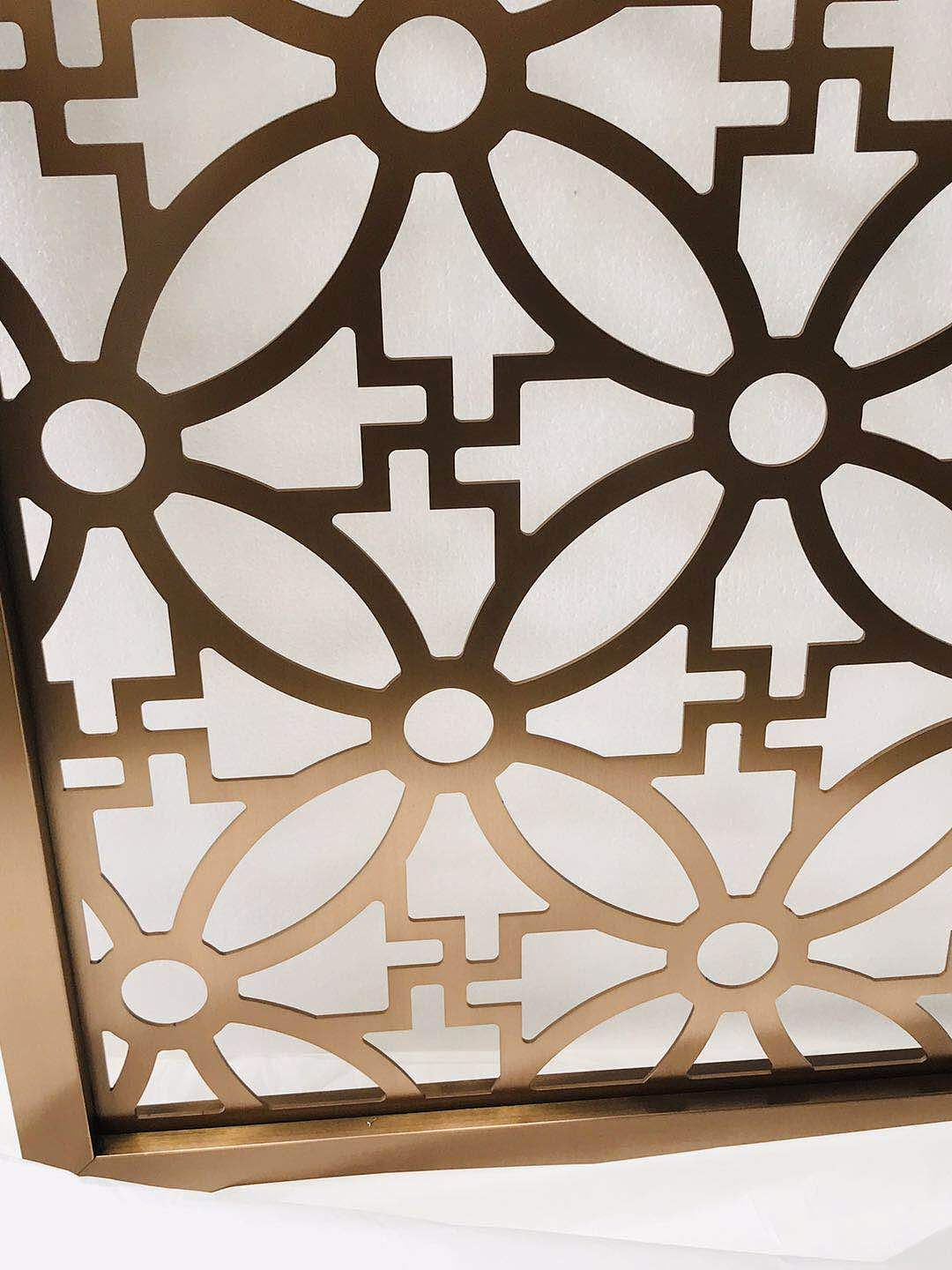 山东青岛酒店别墅专用不锈钢屏风隔断