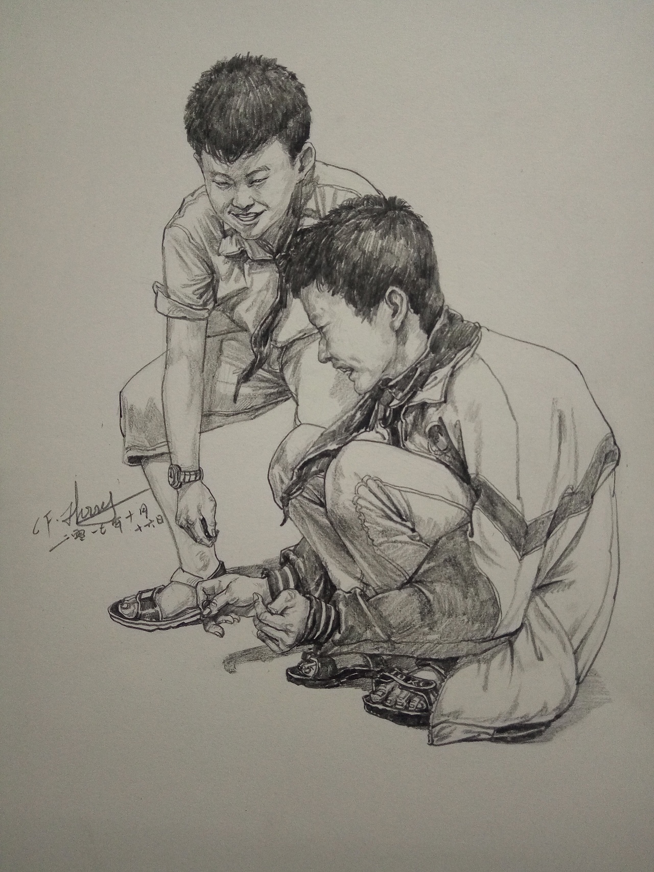 童趣（图ZOTUyOTczMzY=） - 绘画 - 站酷设计师画徒原创素材 - 站酷ZCOOL