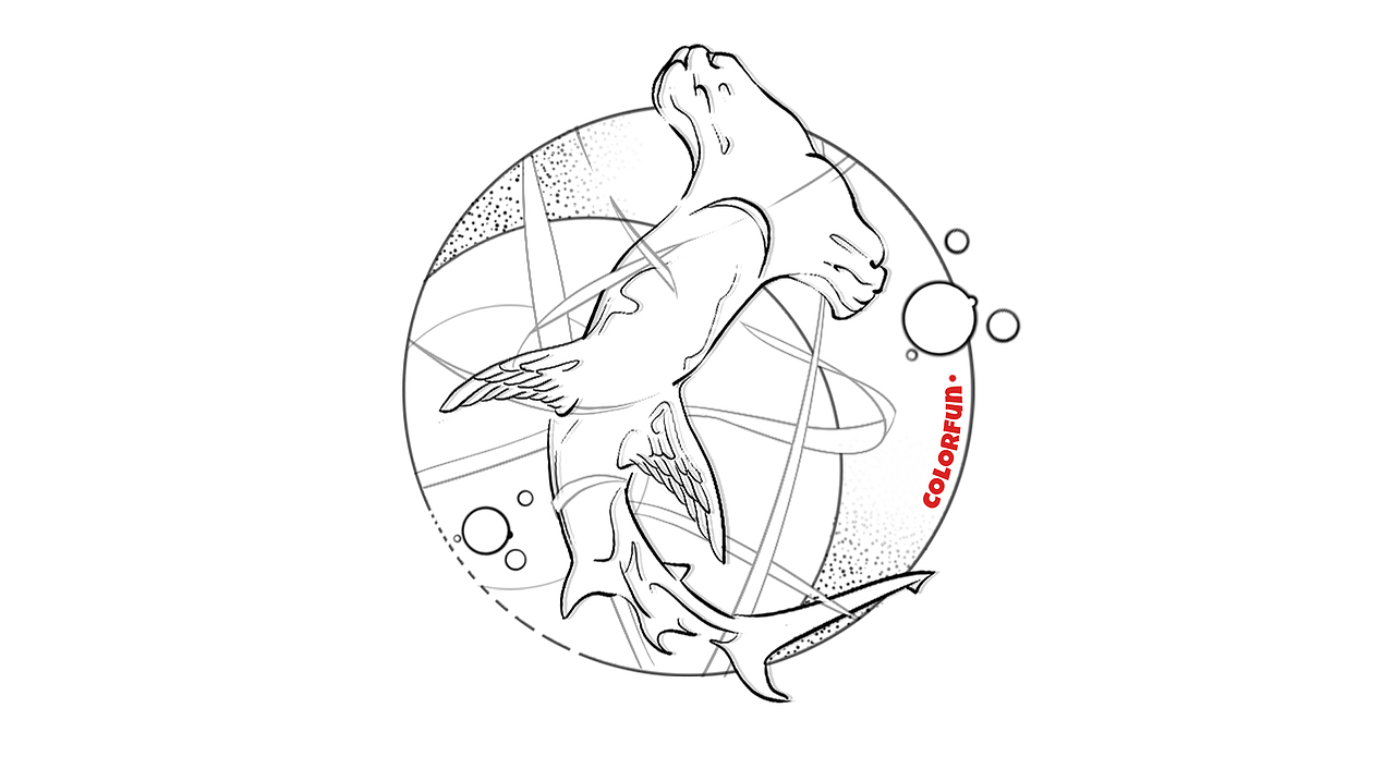 “束缚”(塑料制品对海洋的伤害)