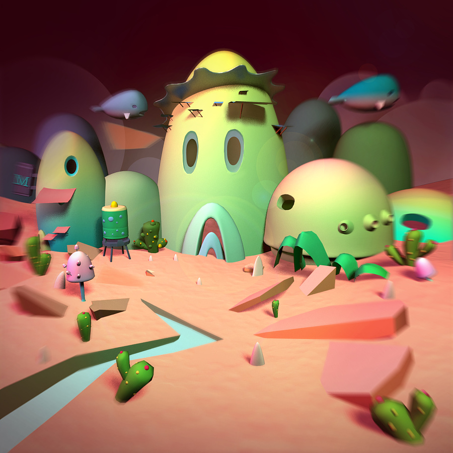 三维场景|场景|三维|旭敏ing - 原创设计作品 - 站酷 (zcool)