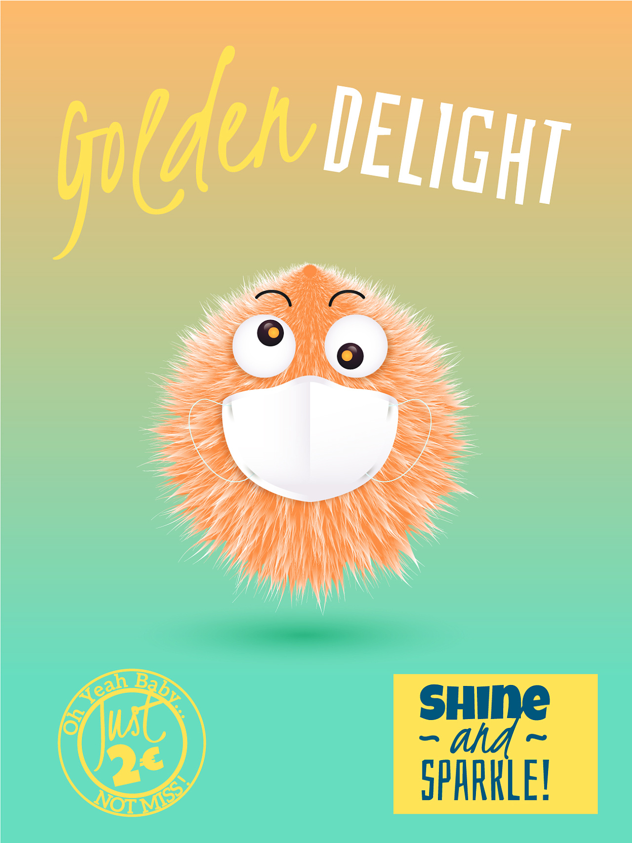 ai搞怪毛球好玩的毛球怪|平面|海报|麦兜儿不吃香菜 - 原创作品