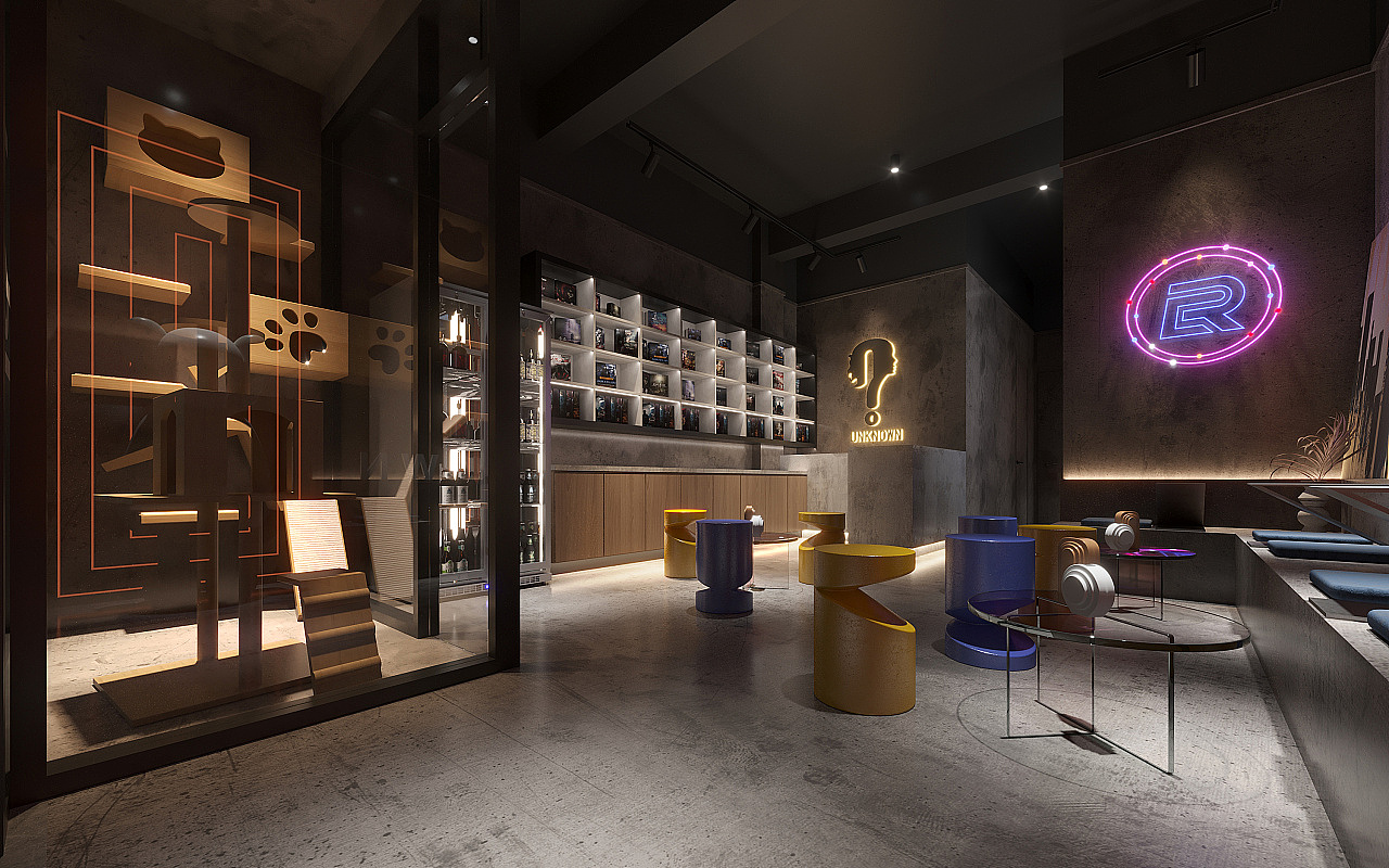 剧本杀装修设计|空间|商业空间设计|诗诗小仙女 - 原创作品 - 站酷 (z