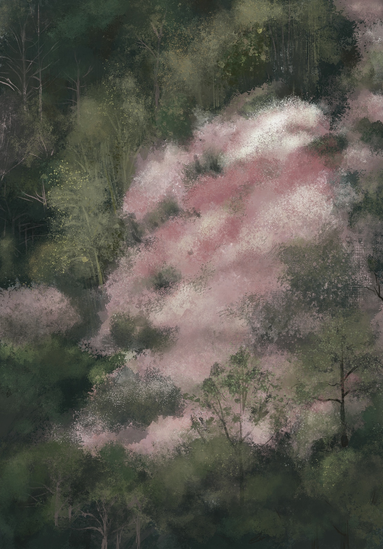 《春日小渔村》