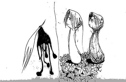 早几年的无意识涂鸦（图ZNTQ4NTM4NjQ=） - 绘画 - 站酷设计师leaushown原创素材 - 站酷ZCOOL