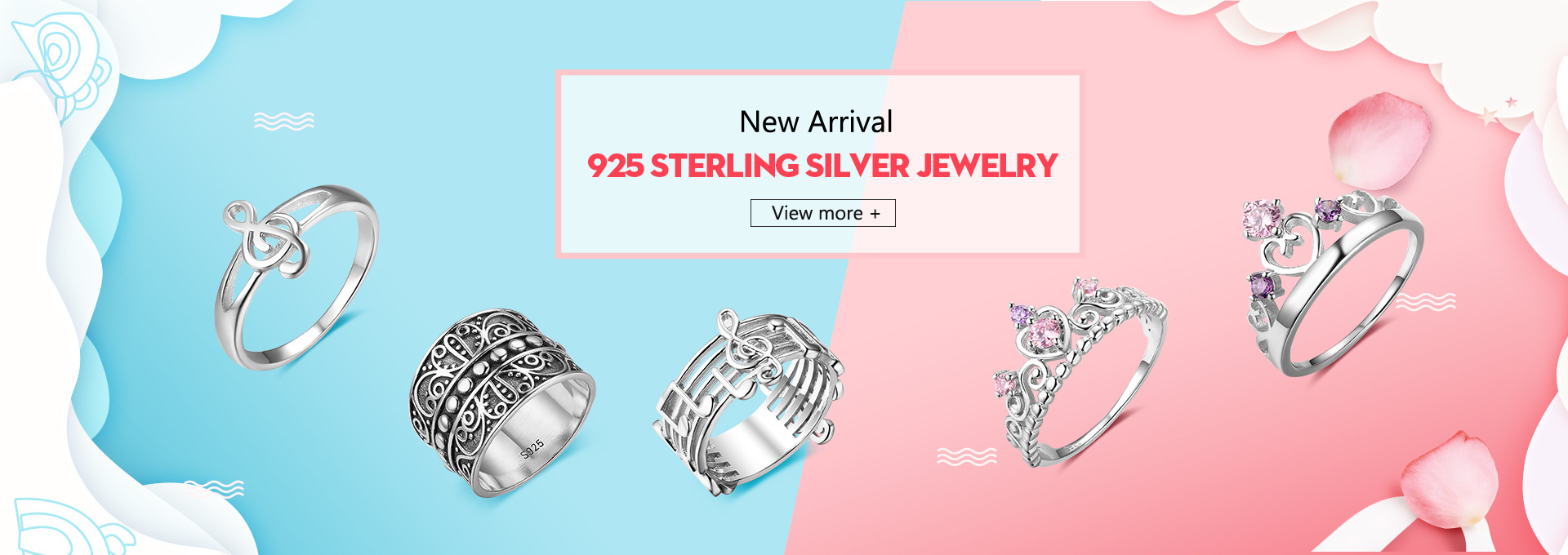 电商淘宝海报珠宝饰品海banner整理