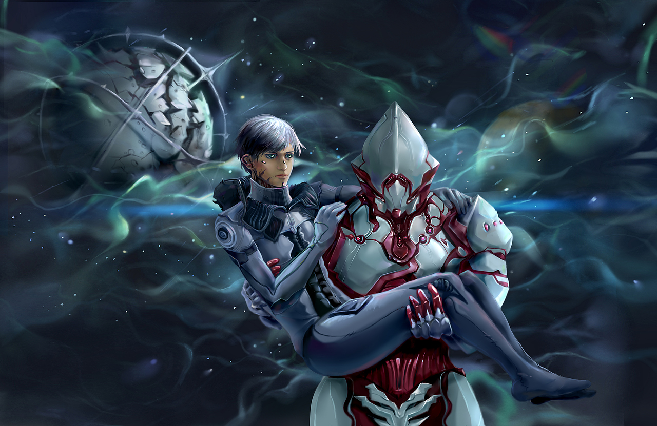 画的一些星际战甲（warframe)的同人图（图ZMjkwMjg0ODc2） - 艺术插画 - 站酷设计师青棘吃烤鸭原创素材 - 站酷ZCOOL