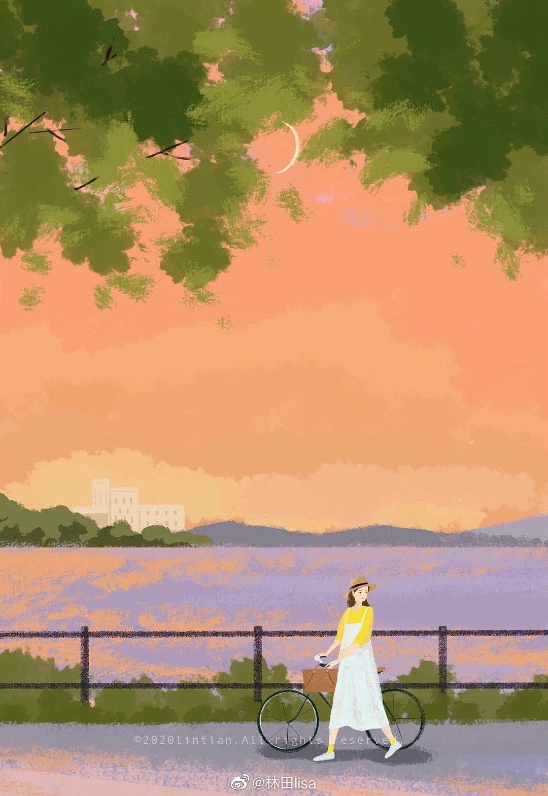 插画里的夏天｜水彩+板绘（图ZMzExOTI4MjM2） - 艺术插画 - 站酷设计师林田lisa原创素材 - 站酷ZCOOL