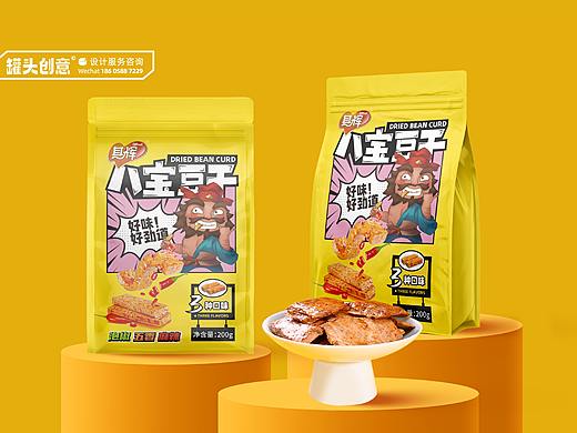 豆干包装设计IP风格