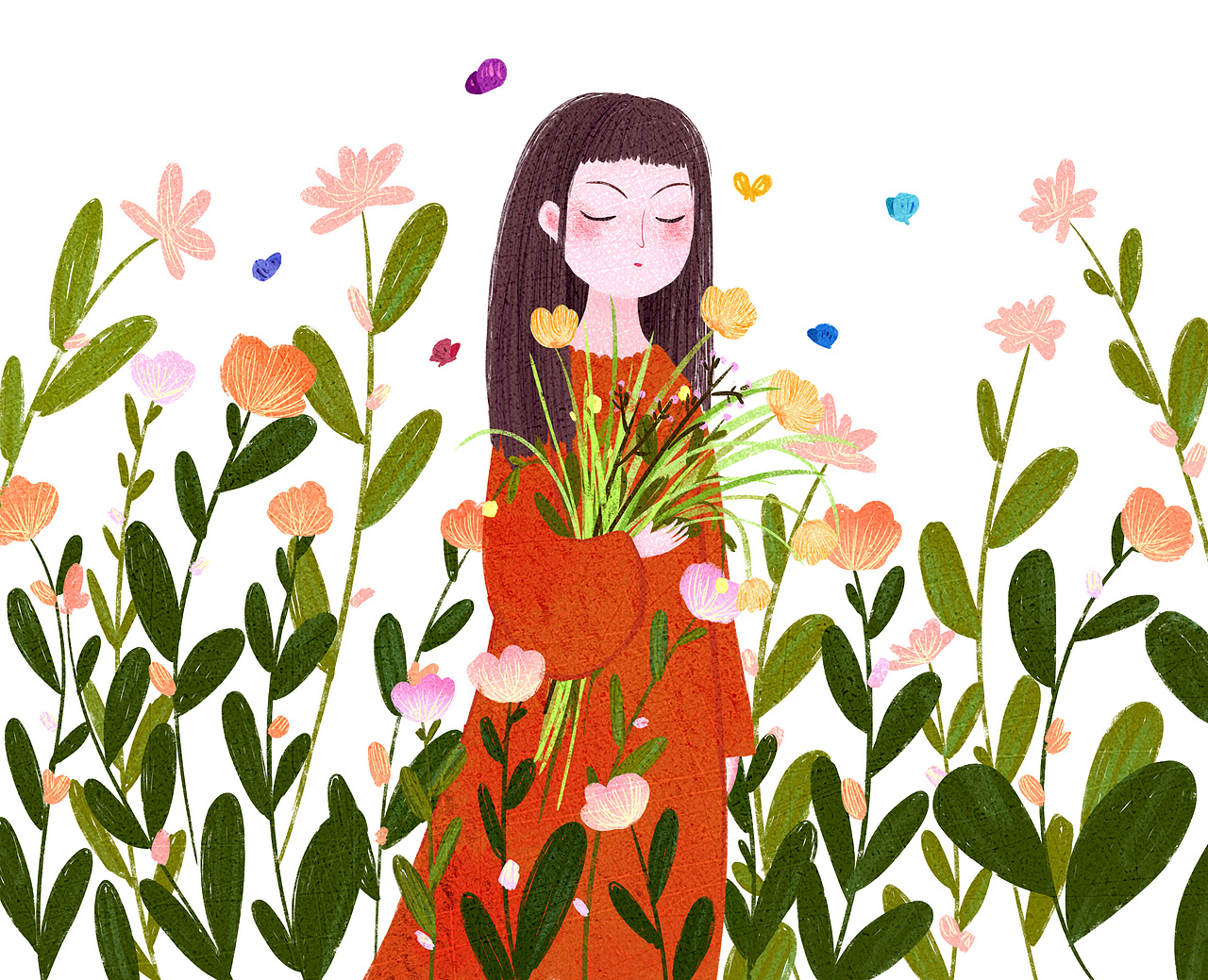 2017年12月—2018年5月（图ZMTE0NDc1MjQ4） - 商业插画 - 站酷设计师夏五花原创素材 - 站酷ZCOOL