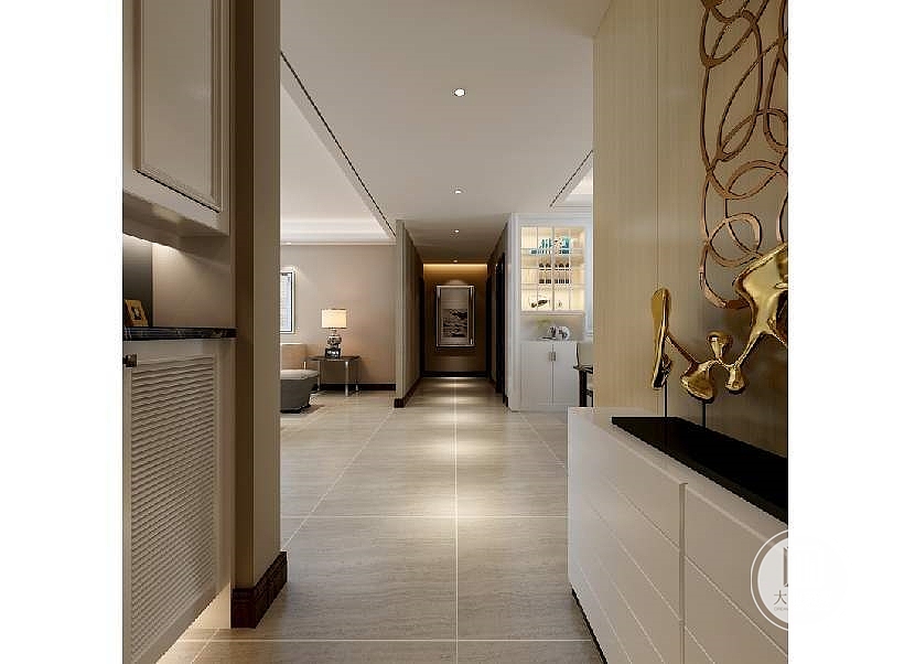 楼盘名称：荣盛华府185平现代简约效果图
案例风格：北欧风格  <br>案例户型：三居  <br>户型面积：100-200㎡ <br>西江月户型， 3室3厅3卫0厨， 建筑面积约185.00平米<br>户型描述:居室: 3室3厅3卫0厨  建筑面积: 约185.00㎡ 朝向: 朝南<br>客厅：5.1开间客厅连接大阳台，采光好。厨房：U型布局厨房，便于操作。卫生间：独立淋浴间，干湿分离。<br>