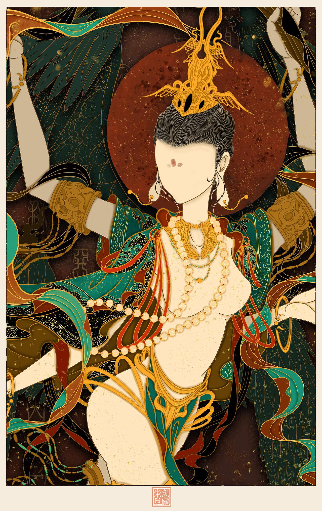 《归尘·无言》（图ZMjI0NTYyMjM2） - 商业插画 - 站酷设计师一个角宿原创素材 - 站酷ZCOOL