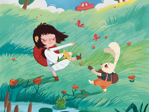 有风到达的地方 封面面插画分享