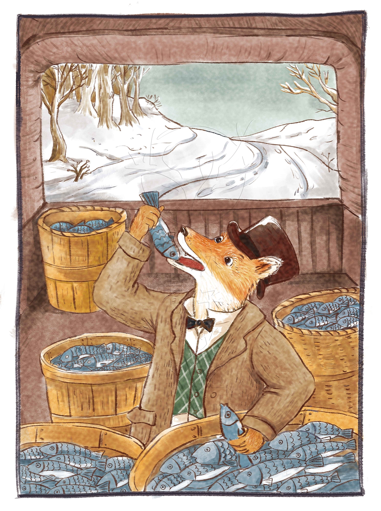 列那狐图书插画