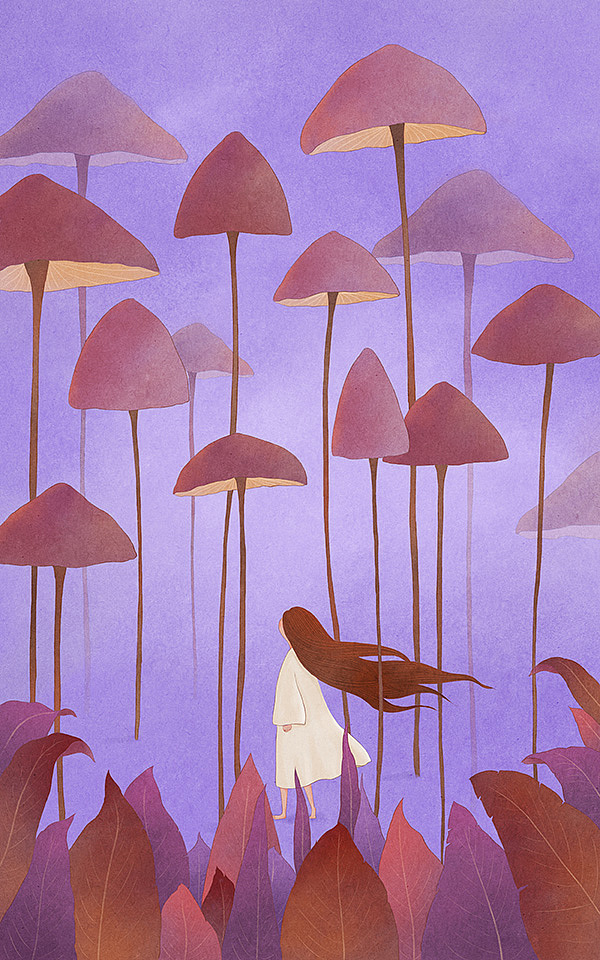 十月插画（图ZOTQxNzg0NjQ=） - 艺术插画 - 站酷设计师李那那原创素材 - 站酷ZCOOL