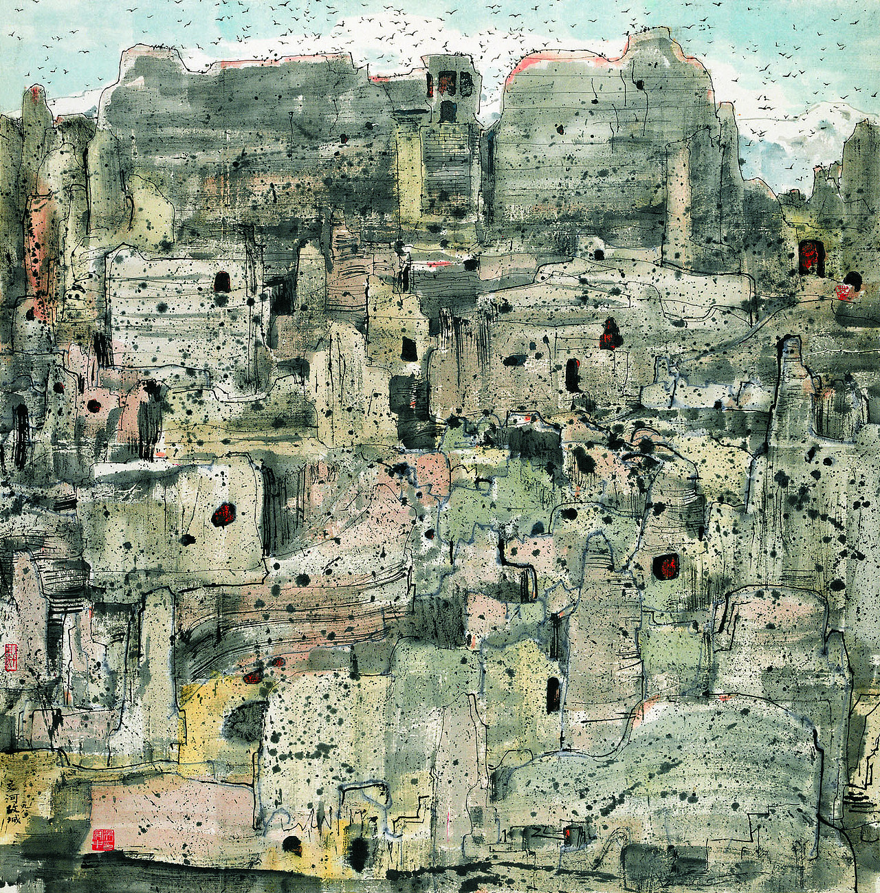 吴冠中《画眼》大师文字，作品欣赏，第七更（图ZMTQxMjA3MTk2） - 绘画 - 站酷设计师百雅轩原创素材 - 站酷ZCOOL